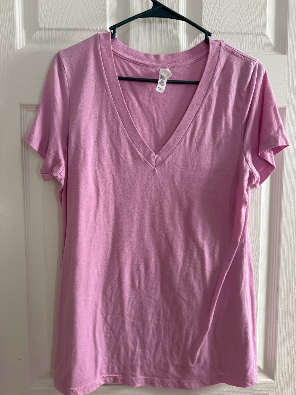 Next Level Apparel Women's V-Neck Tee - Light Pink